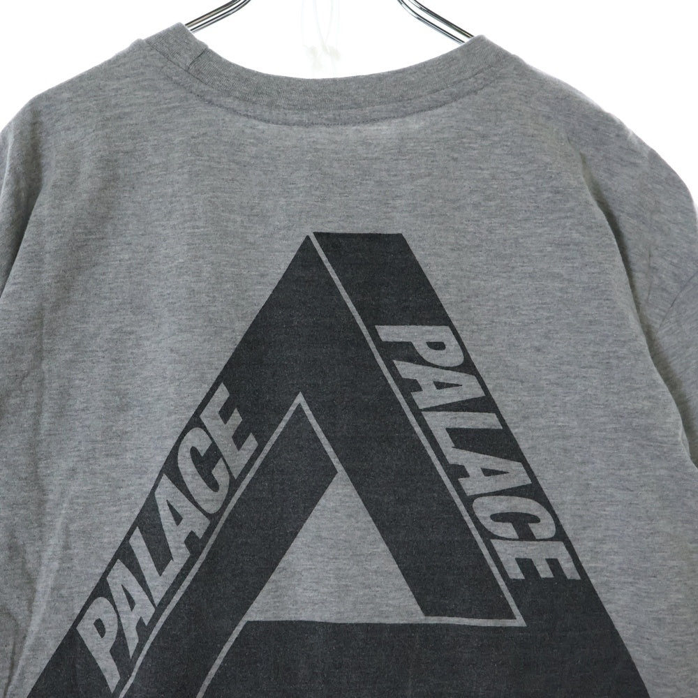 Palace Skateboards(パレススケートボーズ) 両面ロゴプリント クルーネック半袖Tシャツ カットソー グレー