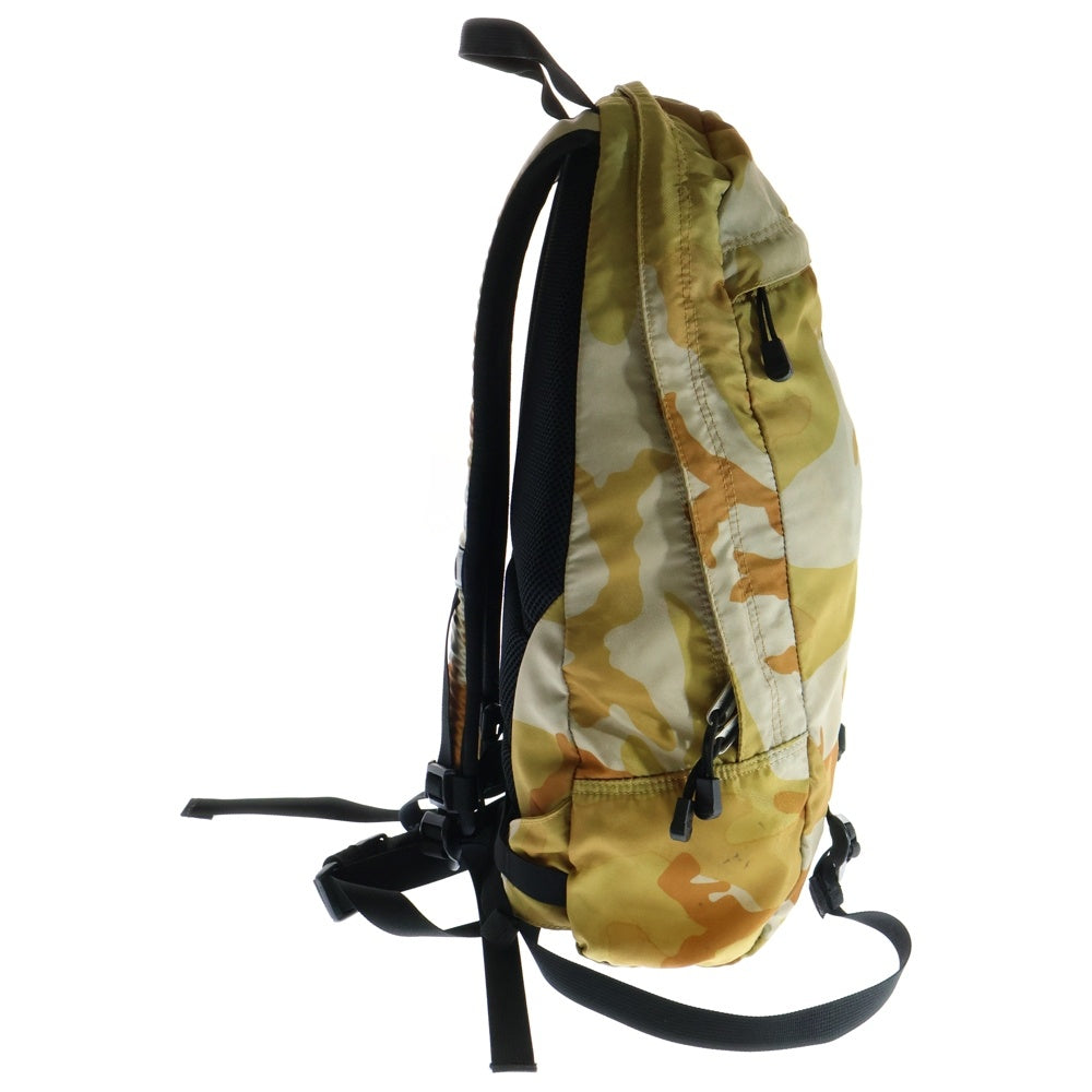 THE NORTH FACE(ザノースフェイス) GOSSAMER ゴッサマー ロゴ刺繍付き ナイロンリュックサック バックパック イエロー/ブラック NM06516