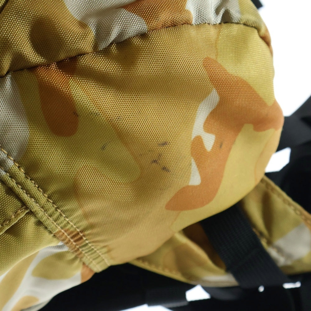 THE NORTH FACE(ザノースフェイス) GOSSAMER ゴッサマー ロゴ刺繍付き ナイロンリュックサック バックパック イエロー/ブラック NM06516