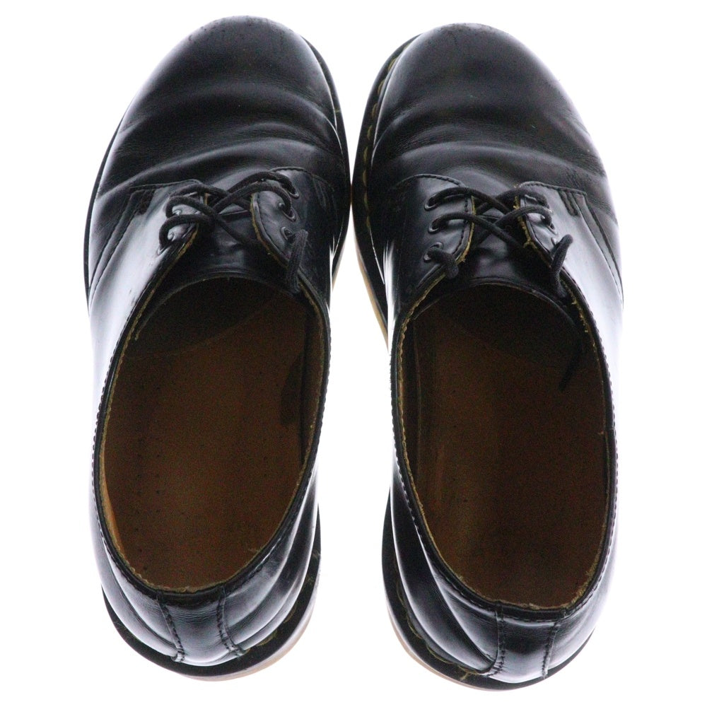 Dr.Martens(ドクターマーチン) 3ホール イエローステッチ レザードレスシューズ レディース ブラック 1461