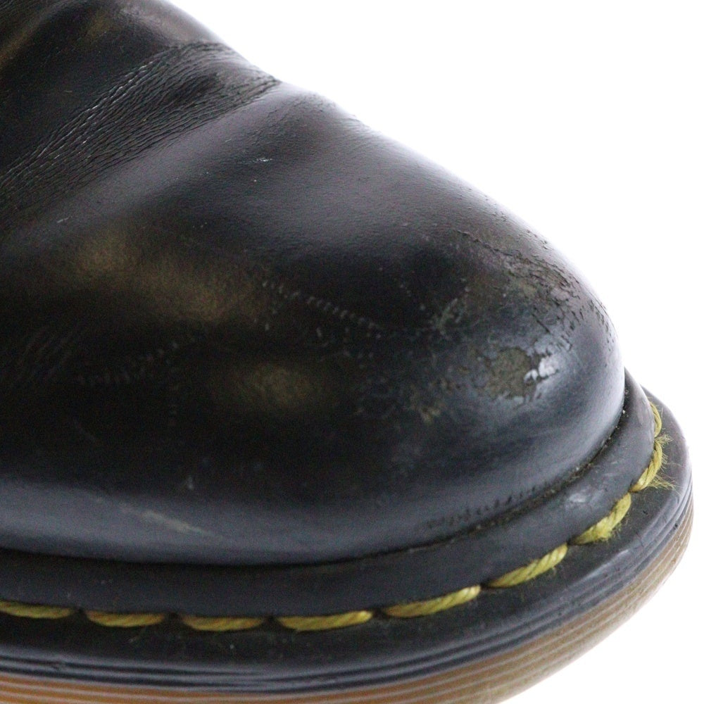 Dr.Martens(ドクターマーチン) 3ホール イエローステッチ レザードレスシューズ レディース ブラック 1461