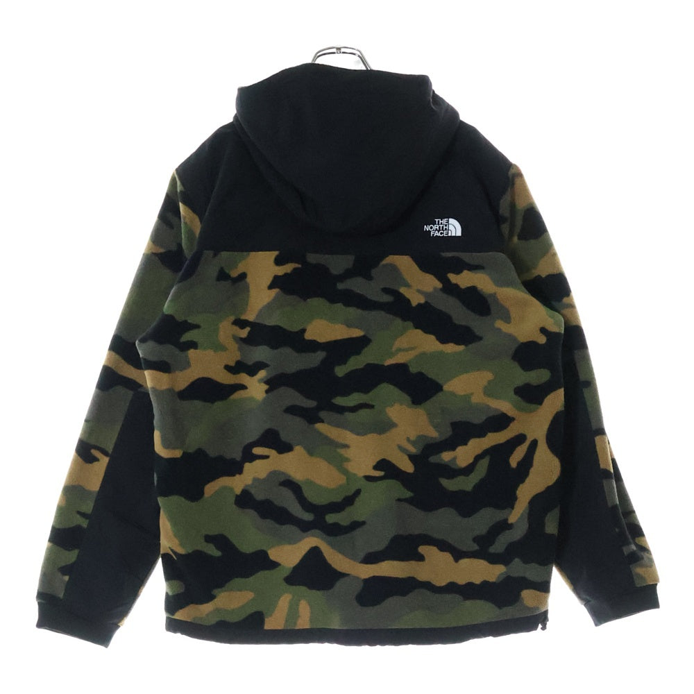 THE NORTH FACE(ザノースフェイス) DENALI ANORAK デナリ アノラック カモフラ ハーフジップフーデッドフリースジャケット ブラック/カーキ NF0A3MMTFQ9