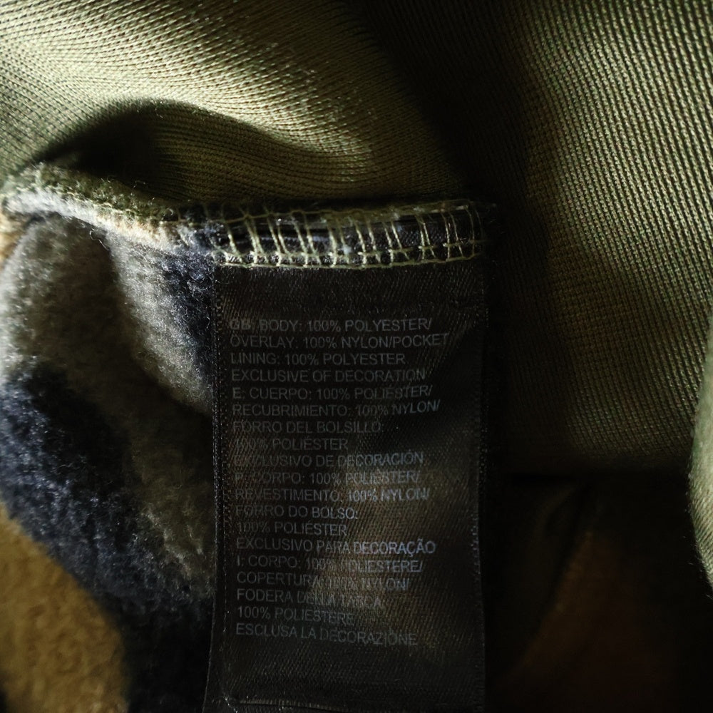 THE NORTH FACE(ザノースフェイス) DENALI ANORAK デナリ アノラック カモフラ ハーフジップフーデッドフリースジャケット ブラック/カーキ NF0A3MMTFQ9