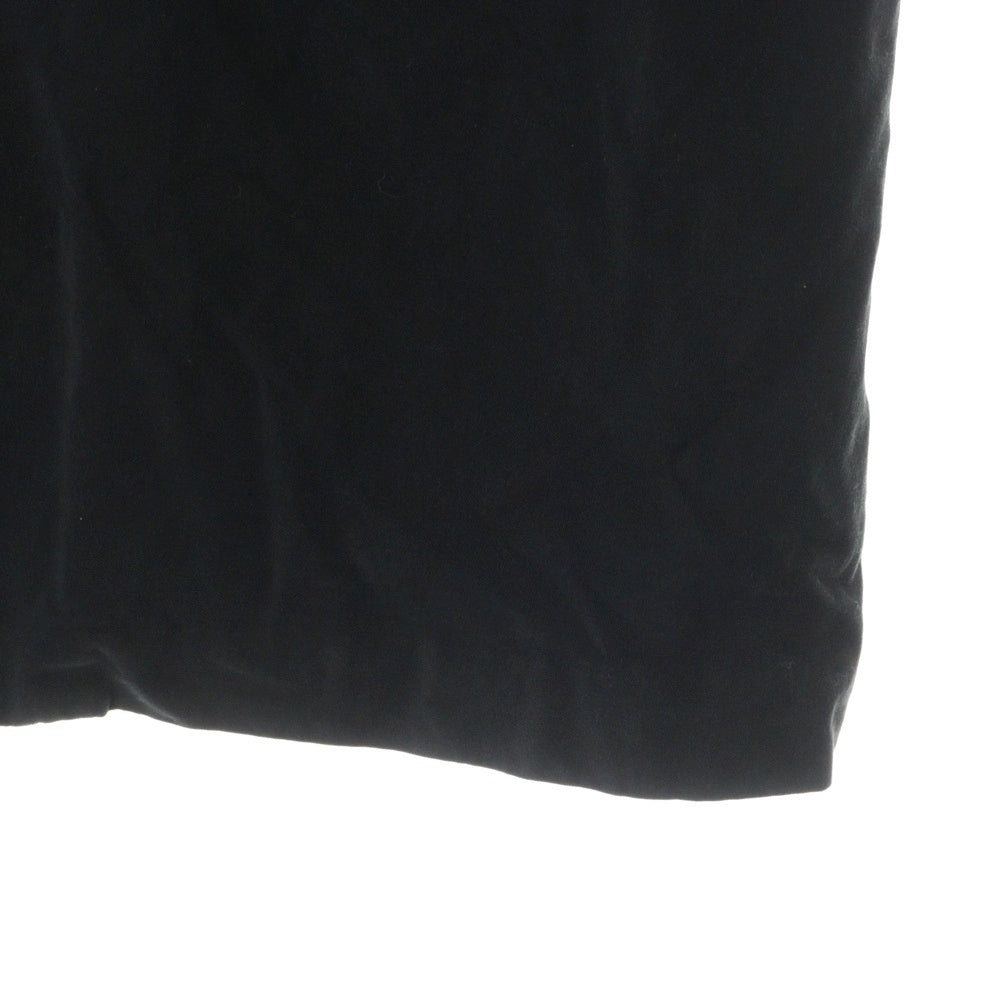 COMOLI(コモリ) 24AW 製品染 比翼 コットン バルカラー コート ブラック A03-04018