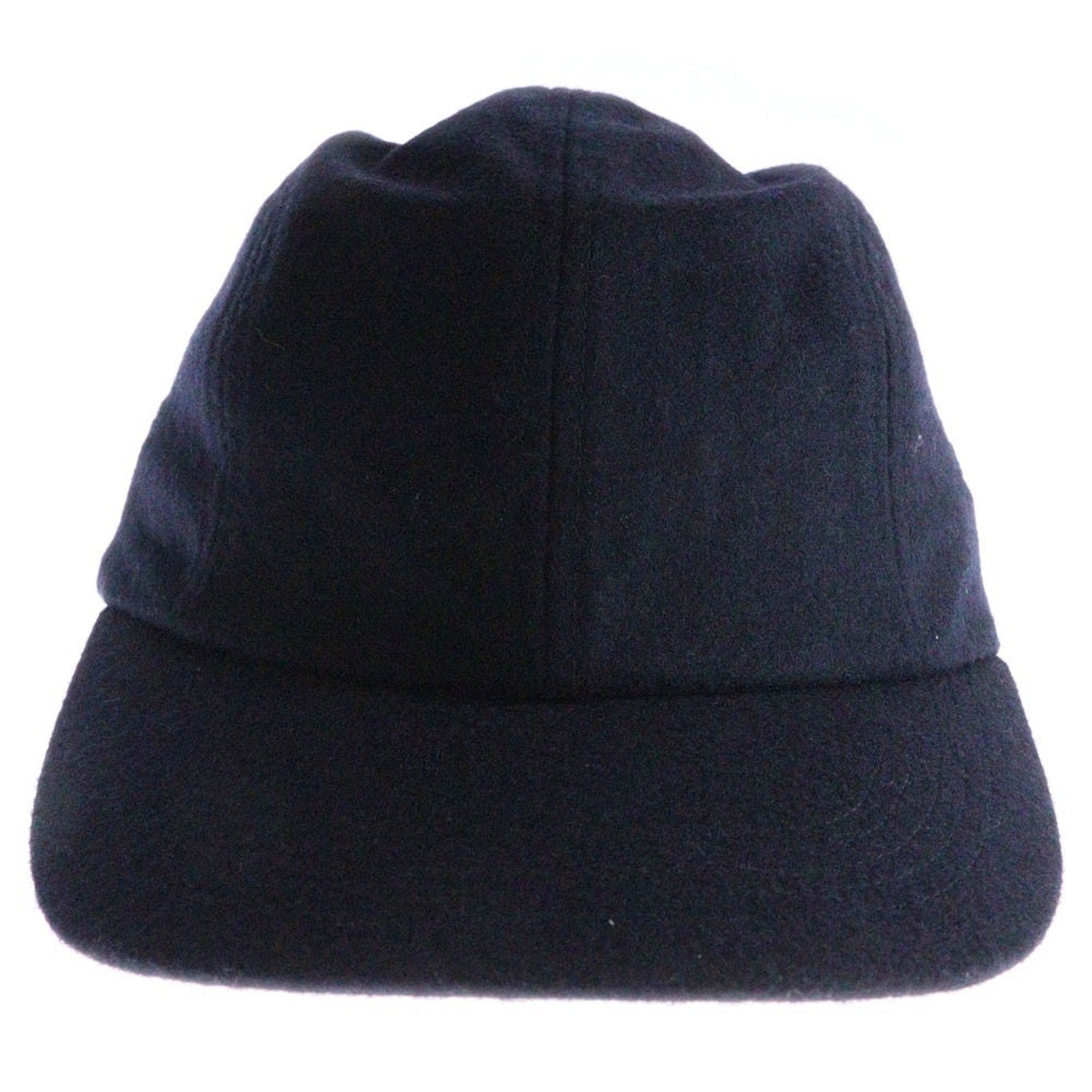 Sans Limite(サンリミット) Flannel 4 Pannel Cap フランネル 4パネル キャップ 帽子 ネイビー W2412003