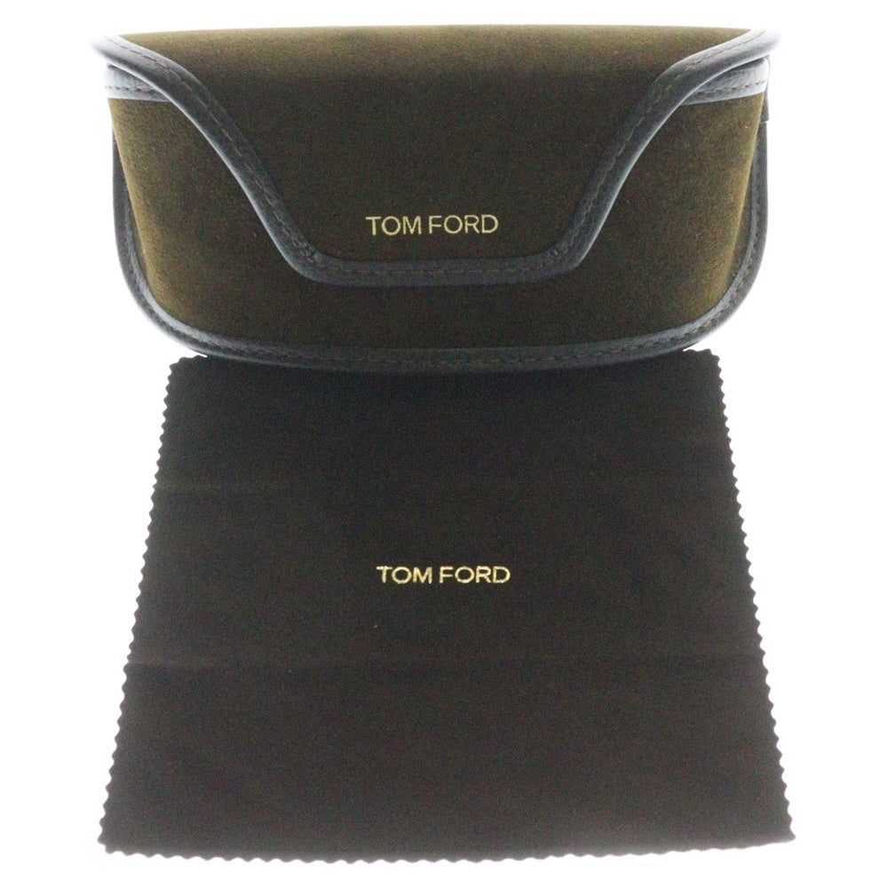 TOM FORD(トムフォード) Tバー ウェリントン ハーフリム サングラス メガネ アイウェア ブラウン/ゴールド TF544-K