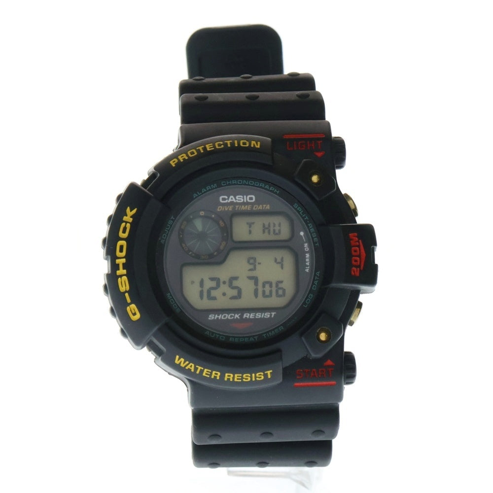 CASIO G-SHOCK(カシオ ジーショック) MASTER OF G-SEA FROGMAN マスターオブジーシー フロッグマン アナデジ 腕時計 ブラック DW-6300