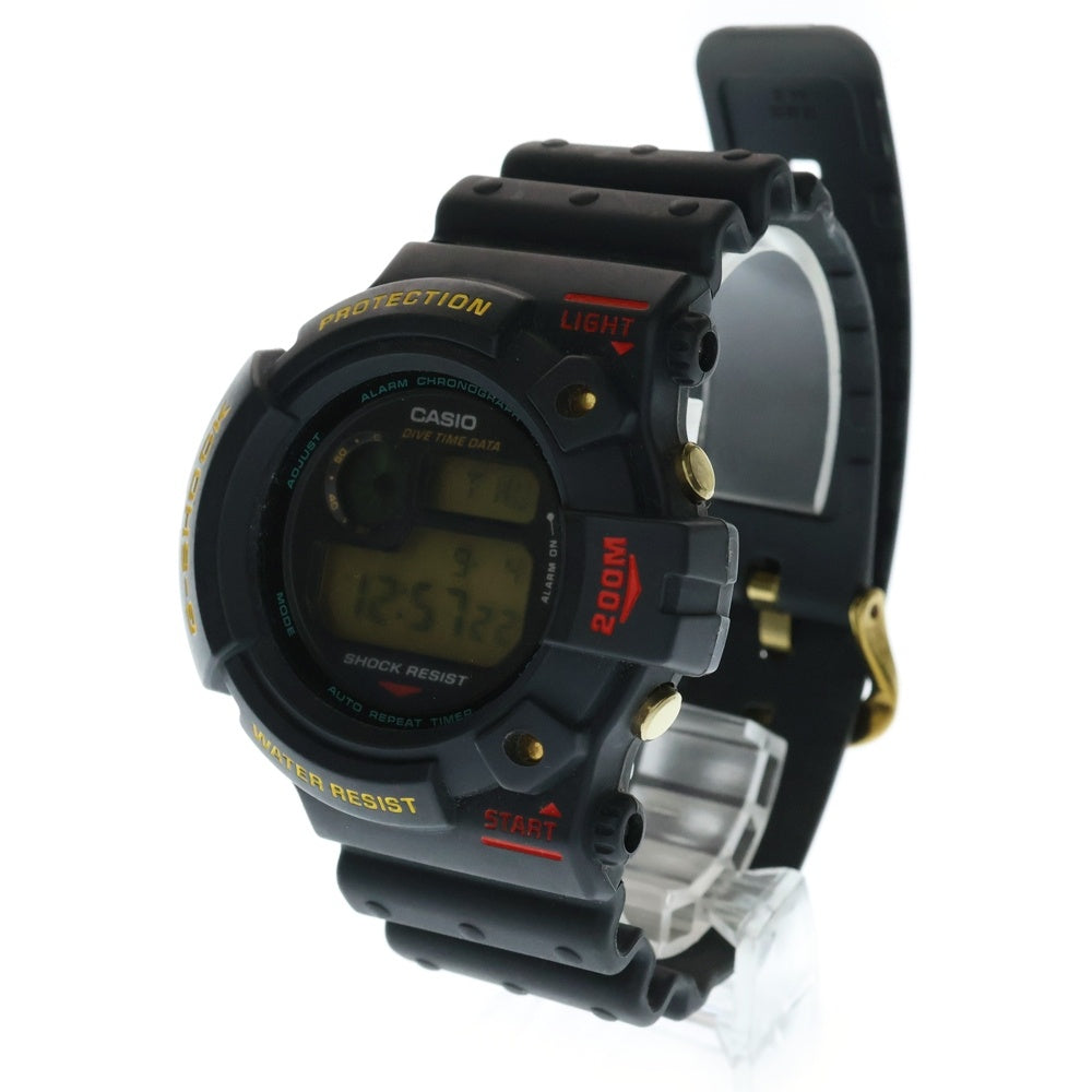 CASIO G-SHOCK(カシオ ジーショック) MASTER OF G-SEA FROGMAN マスターオブジーシー フロッグマン アナデジ 腕時計 ブラック DW-6300