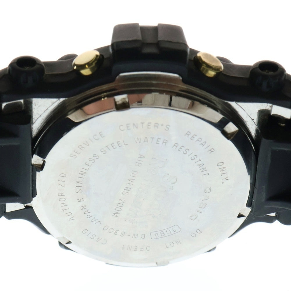 CASIO G-SHOCK(カシオ ジーショック) MASTER OF G-SEA FROGMAN マスターオブジーシー フロッグマン アナデジ 腕時計 ブラック DW-6300