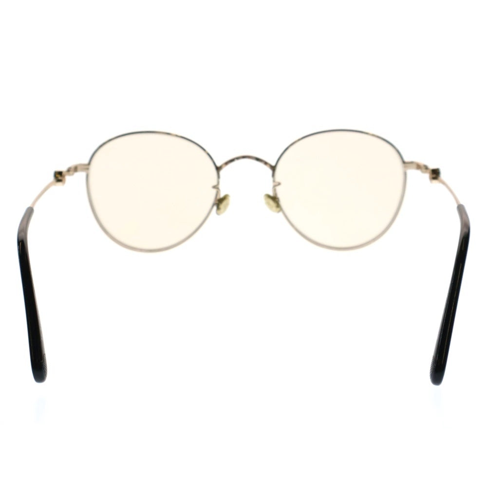 MONCLER(モンクレール) ラウンドシェイプ メタルフレーム メガネ サングラス アイウェア ゴールド ML5140-D 028
