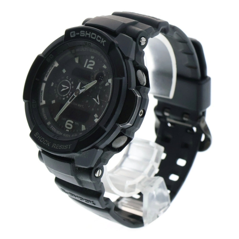CASIO G-SHOCK(カシオ ジーショック) SKY COCKPIT スカイコックピット ソーラー アナデジ 腕時計 ブラック GW-3500BB