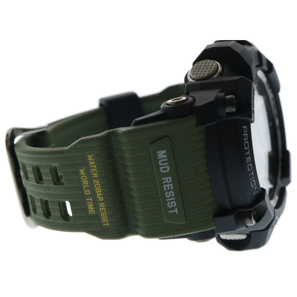CASIO G-SHOCK(カシオ ジーショック) MUDMASTER マッドマスター ソーラー アナデジ 腕時計 ブラック/カーキ GG-1000