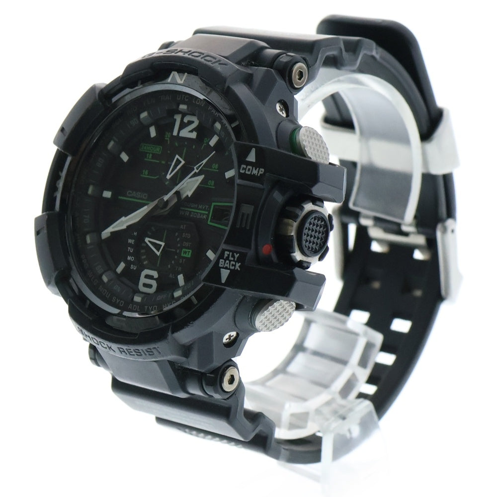 CASIO G-SHOCK(カシオ ジーショック) GRAVITYMASTER グラビティマスター ソーラー アナデジ 腕時計 ブラック GW-A1100