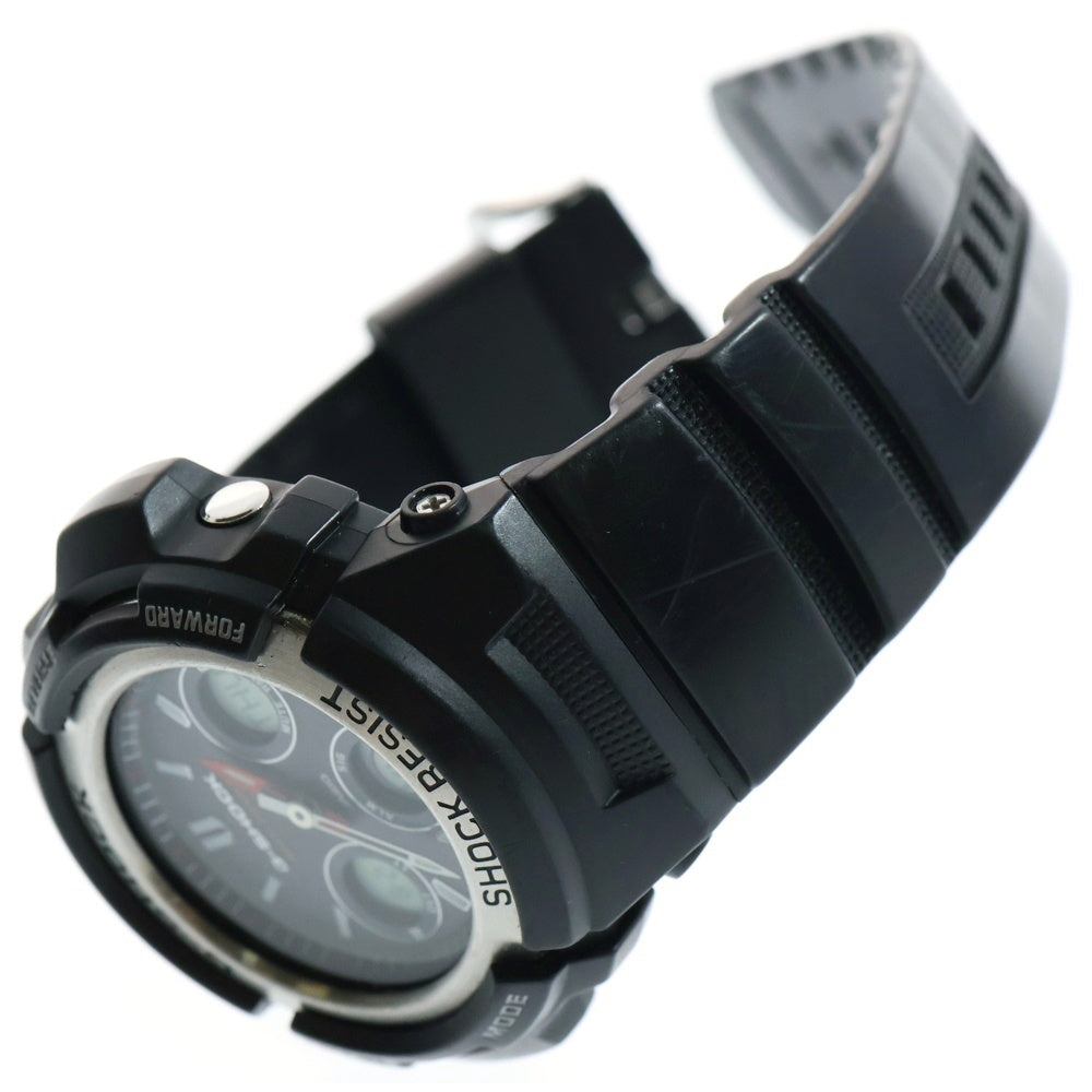 CASIO G-SHOCK(カシオ ジーショック) ソーラー アナデジ 腕時計 ブラック AWG-M100