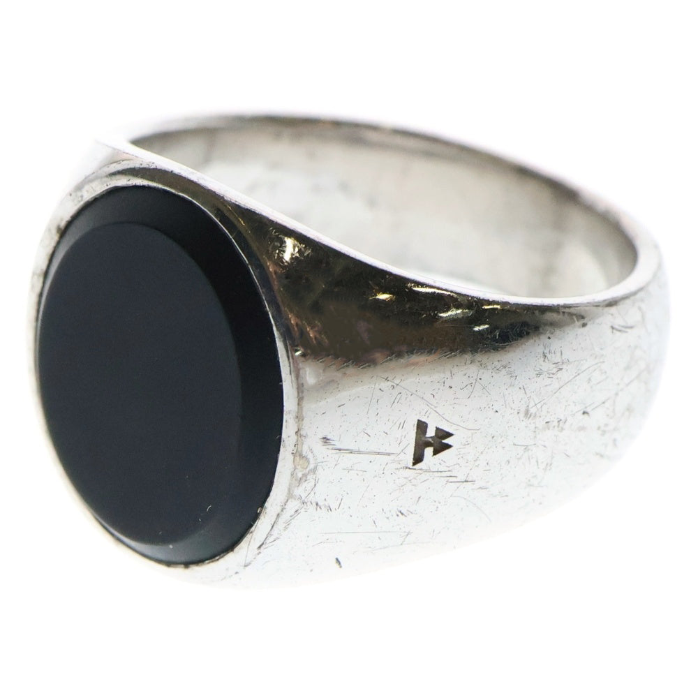 TOMWOOD(トムウッド) Oval Black Onyx オーバル ブラックオニキス リング シルバー