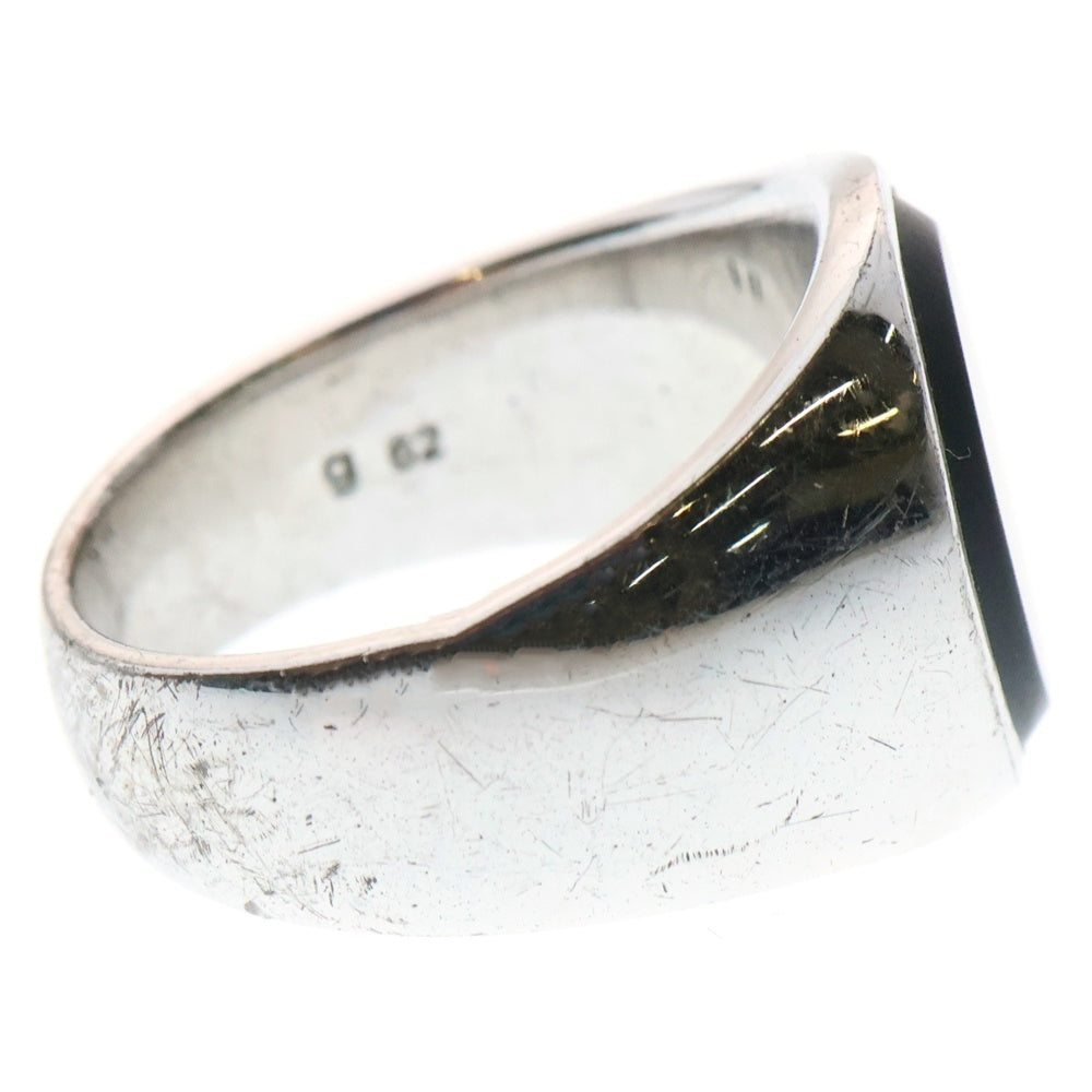 TOMWOOD(トムウッド) Oval Black Onyx オーバル ブラックオニキス リング シルバー