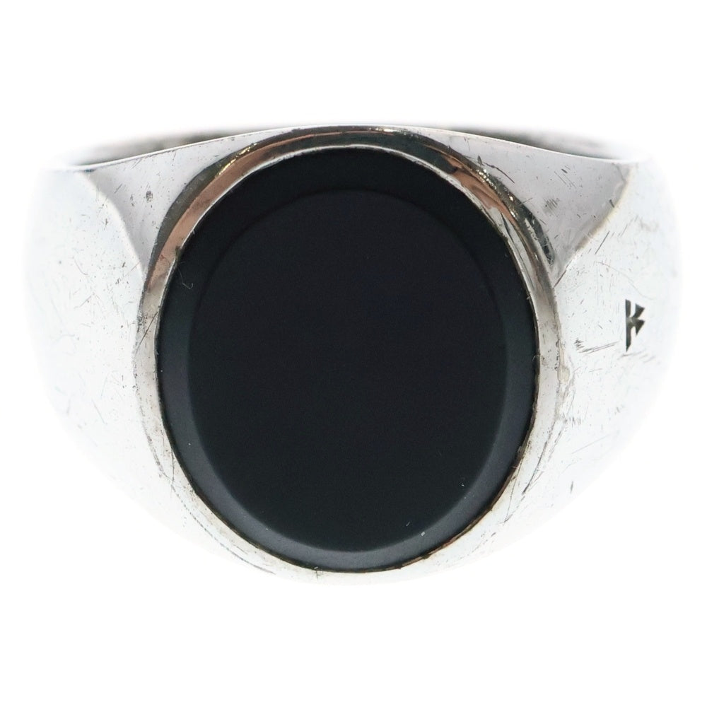 TOMWOOD(トムウッド) Oval Black Onyx オーバル ブラックオニキス リング シルバー