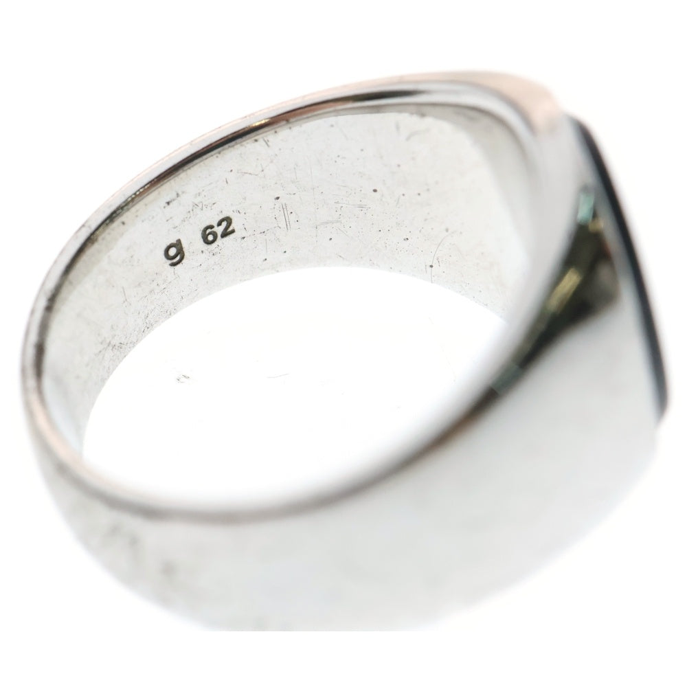 TOMWOOD(トムウッド) Oval Black Onyx オーバル ブラックオニキス リング シルバー