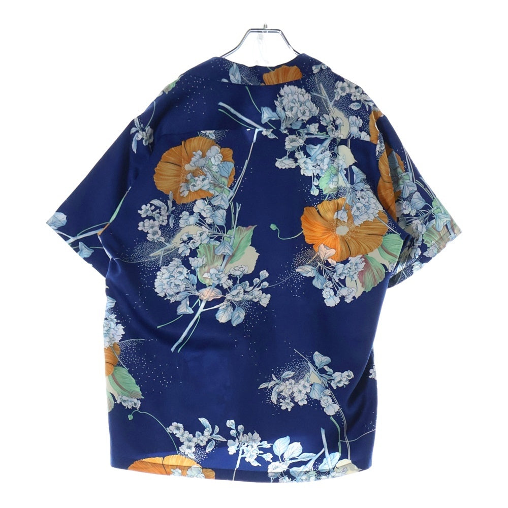 VINTAGE(ヴィンテージ) 60-70S VINTAGE DIAMOND HEAD ALOHA SHIRT ヴィンテージ ダイアモンドヘッド 花柄プリント アロハ 半袖オープンカラーシャツ ブルー