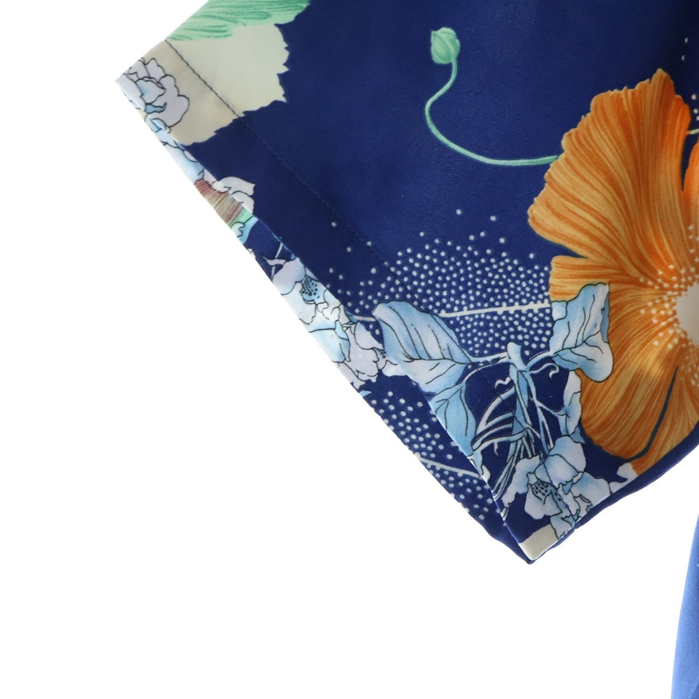 VINTAGE(ヴィンテージ) 60-70S VINTAGE DIAMOND HEAD ALOHA SHIRT ヴィンテージ ダイアモンドヘッド 花柄プリント アロハ 半袖オープンカラーシャツ ブルー