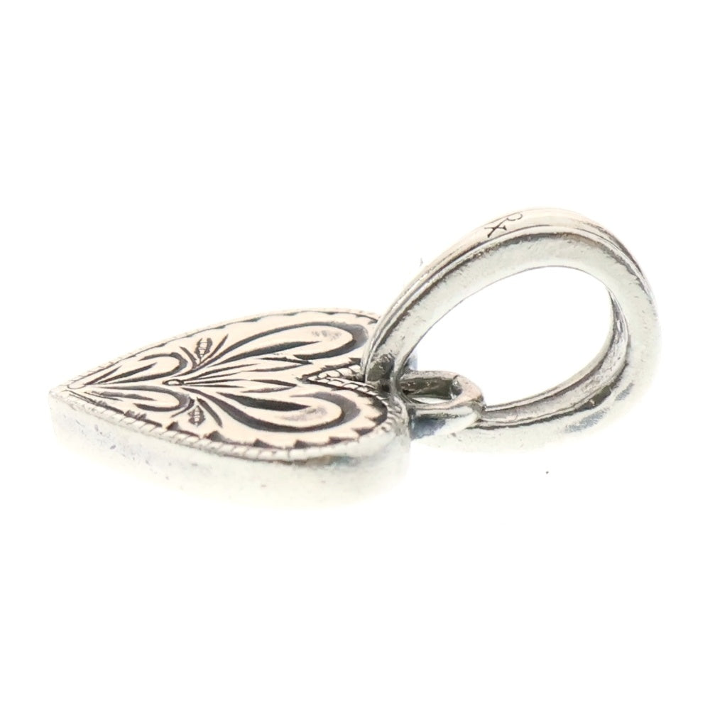 Antidote BUYERS CLUB(アンチドートバイヤーズクラブ) Engraved Heart Pendant エングレイブ ハートモチーフ 唐草模様 ネックレストップ ペンダント シルバー