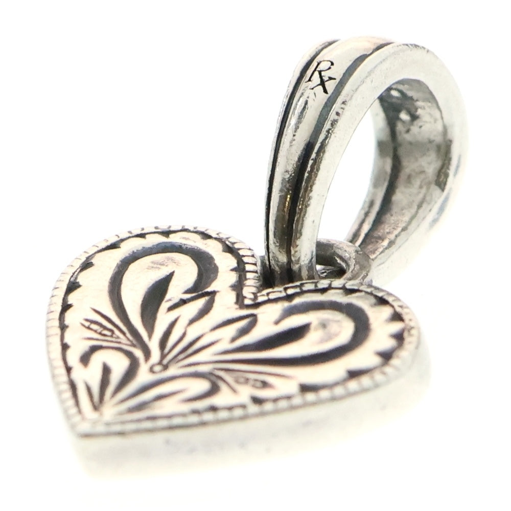 Antidote BUYERS CLUB(アンチドートバイヤーズクラブ) Engraved Heart Pendant エングレイブ ハートモチーフ 唐草模様 ネックレストップ ペンダント シルバー