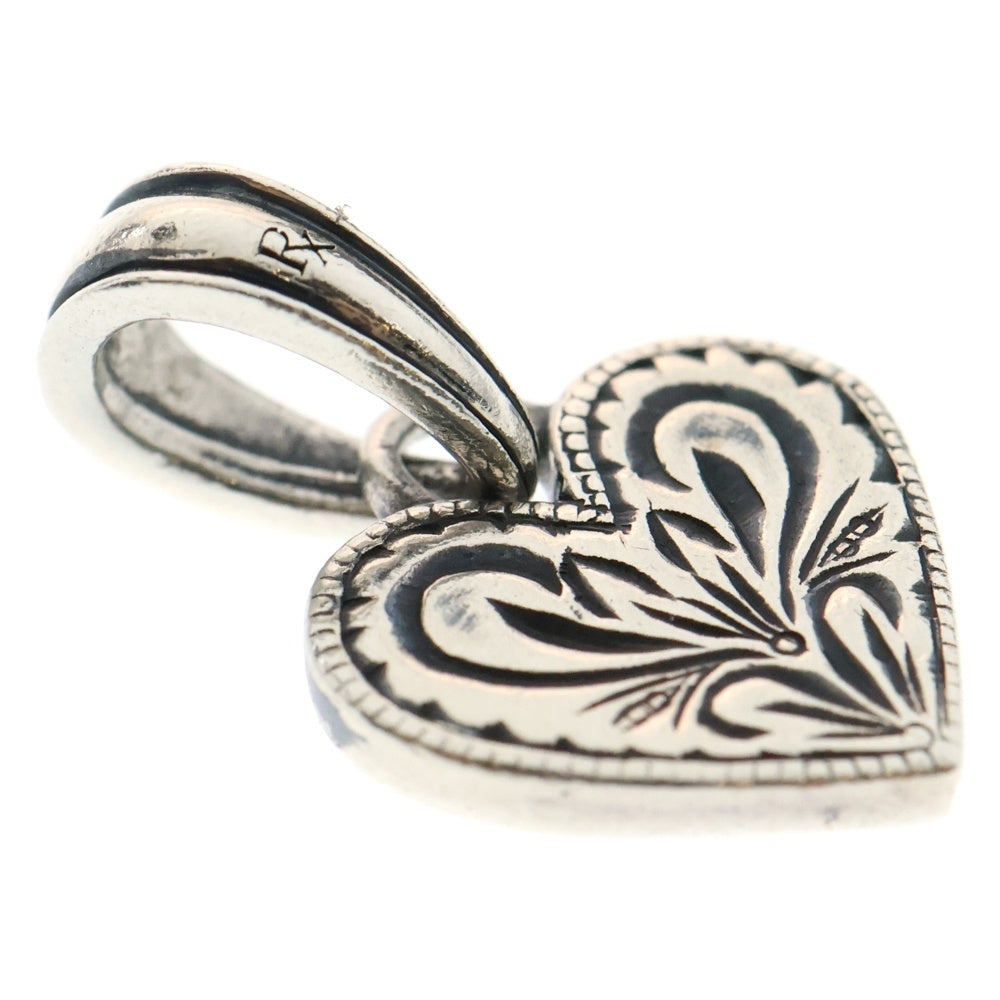 Antidote BUYERS CLUB(アンチドートバイヤーズクラブ) Engraved Heart Pendant エングレイブ ハートモチーフ 唐草模様 ネックレストップ ペンダント シルバー