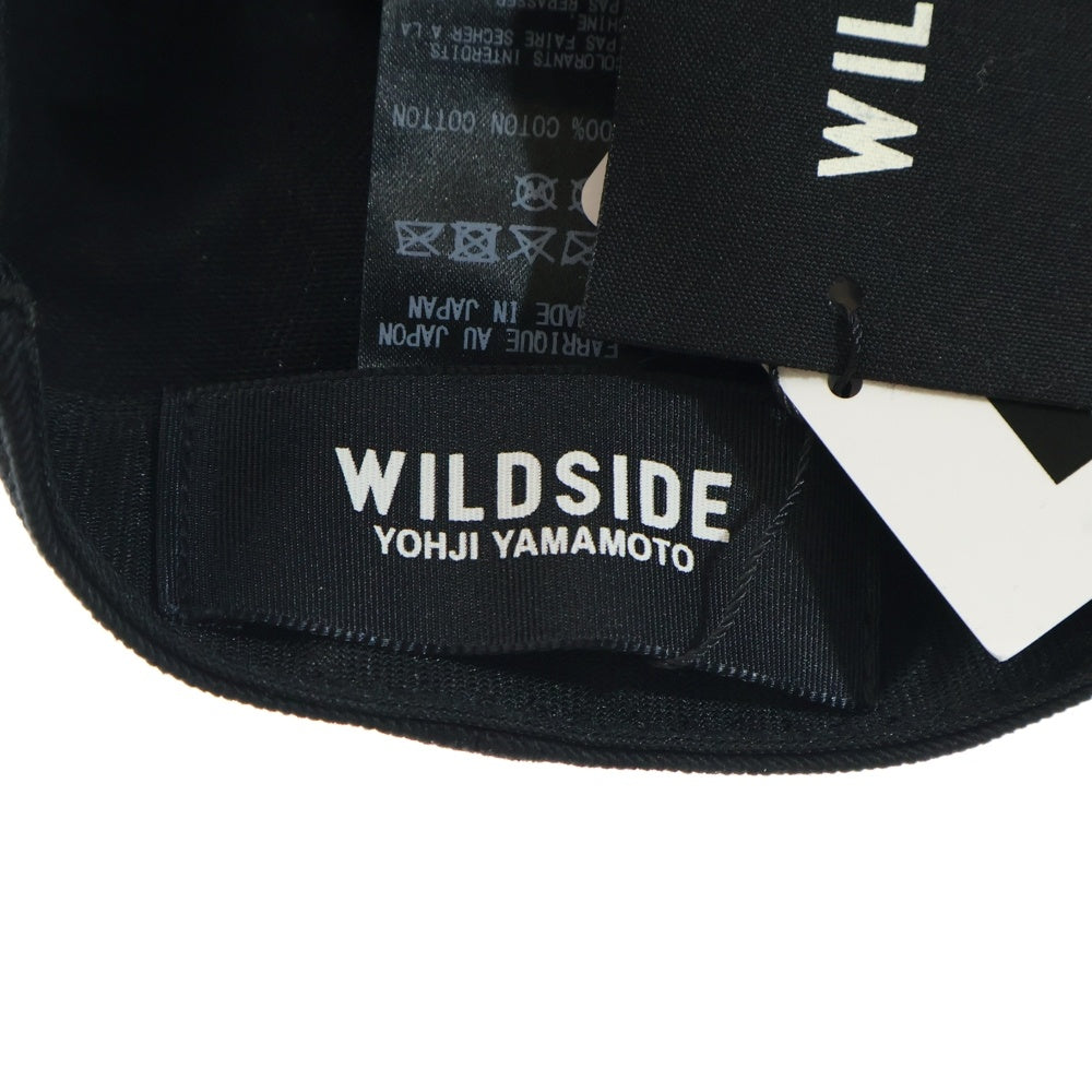 WILDSIDE YOHJI YAMAMOTO(ワイルドサイド ヨウジ ヤマモト) × IZUMONSTER Embroidery Cap Godzilla イズモンスター エンブロイダリー キャップ ゴジラ ブラック SM‐H71‐091