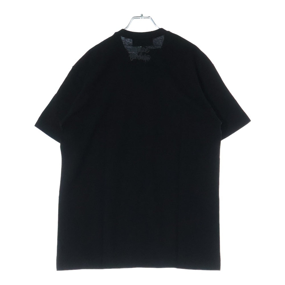 WILDSIDE YOHJI YAMAMOTO(ワイルドサイド ヨウジ ヤマモト) × IZUMONSTER GMK T-Shirt イズモンスター 半袖カットソー Tシャツ ゴジラ キングギドラ ブラック SM‐T73‐003