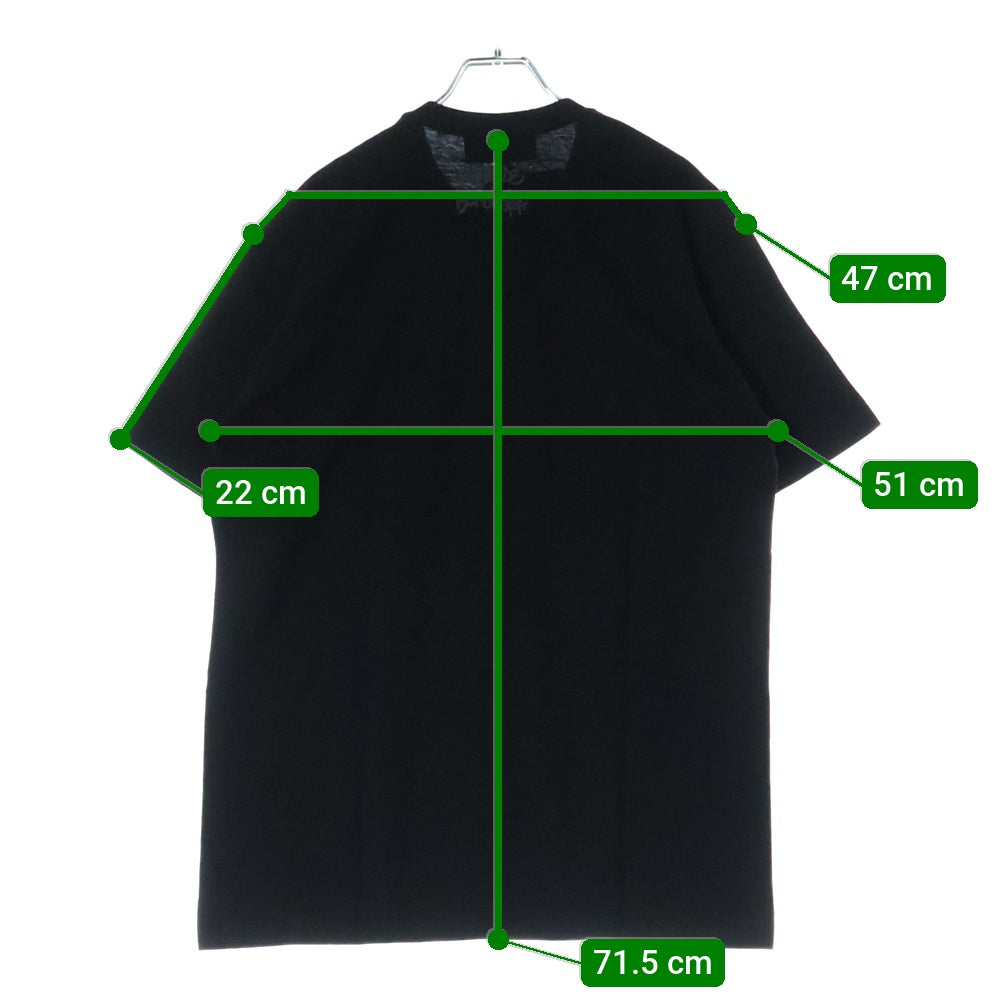 WILDSIDE YOHJI YAMAMOTO(ワイルドサイド ヨウジ ヤマモト) × IZUMONSTER GMK T-Shirt イズモンスター 半袖カットソー Tシャツ ゴジラ キングギドラ ブラック SM‐T73‐003