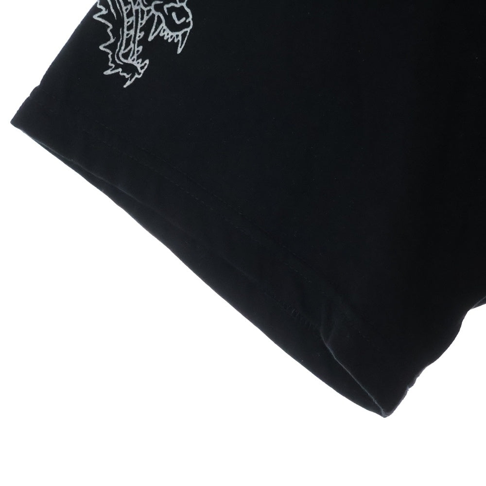 WILDSIDE YOHJI YAMAMOTO(ワイルドサイド ヨウジ ヤマモト) × IZUMONSTER Oversized T-Shirt Godzilla イズモンスター 半袖カットソーTシャツ ゴジラ ブラック SM‐T70‐025