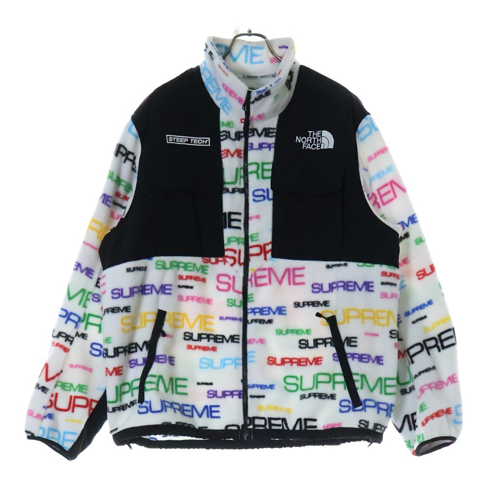 SUPREME(シュプリーム) 21AW ×THE NORTH FACE Steep Tech Fleece Jacket ザノースフェイス スティープテック フリースジャケット ブルゾン マルチカラー NA52101I