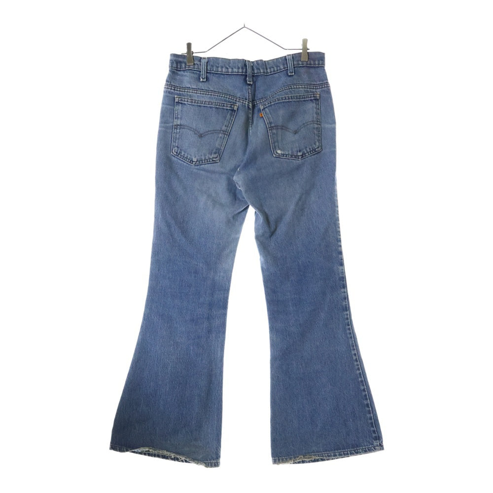 Levi's(リーバイス) 80S VINTAGE 684 ヴィンテージ ボタン裏575 オレンジタブ スモールe ジップフライ デニム フレアパンツ ベルボトム インディゴ