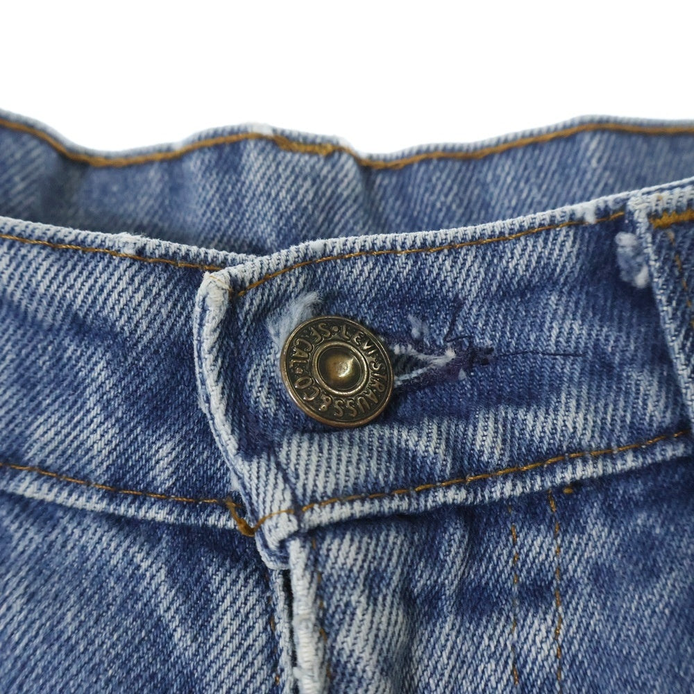 Levi's(リーバイス) 80S VINTAGE 684 ヴィンテージ ボタン裏575 オレンジタブ スモールe ジップフライ デニム フレアパンツ ベルボトム インディゴ