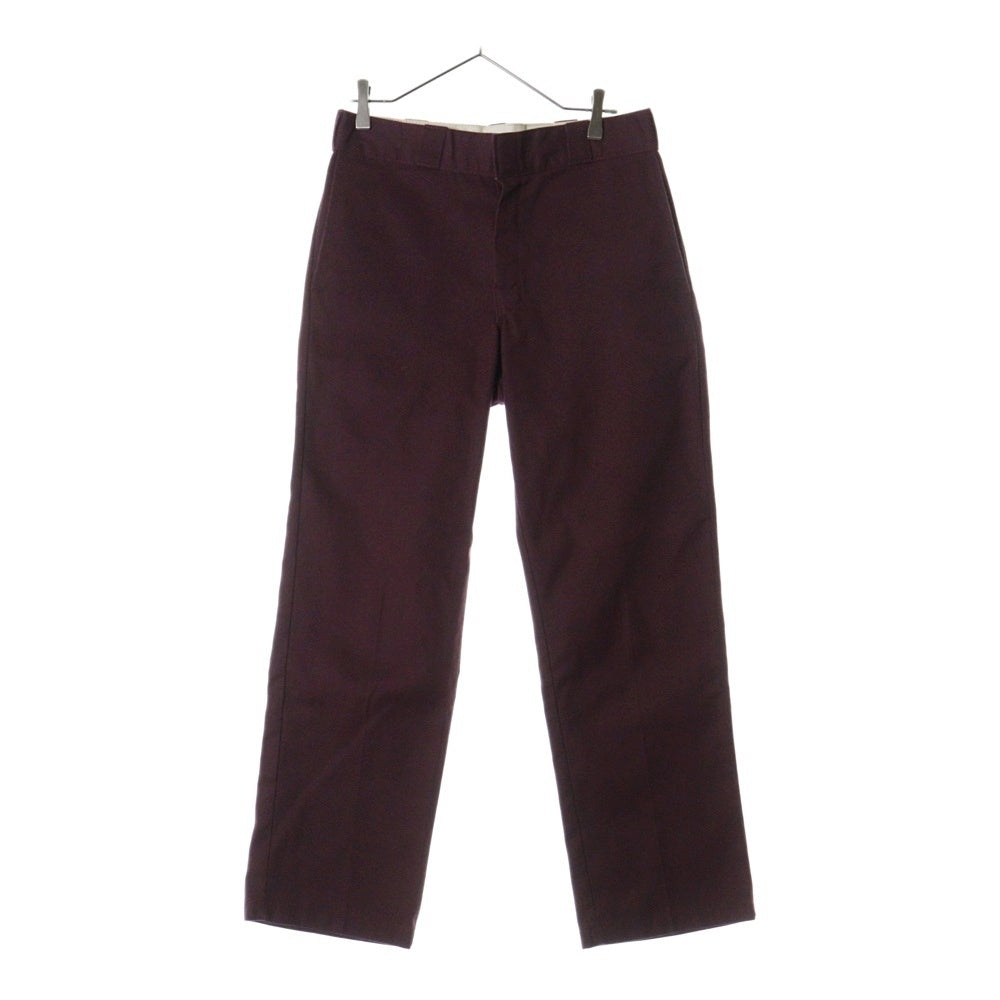 Dickies(ディッキーズ) 874 ORIGINAL FIT オリジナルフィット コットンポリ ジップフライ ワークパンツ パープル