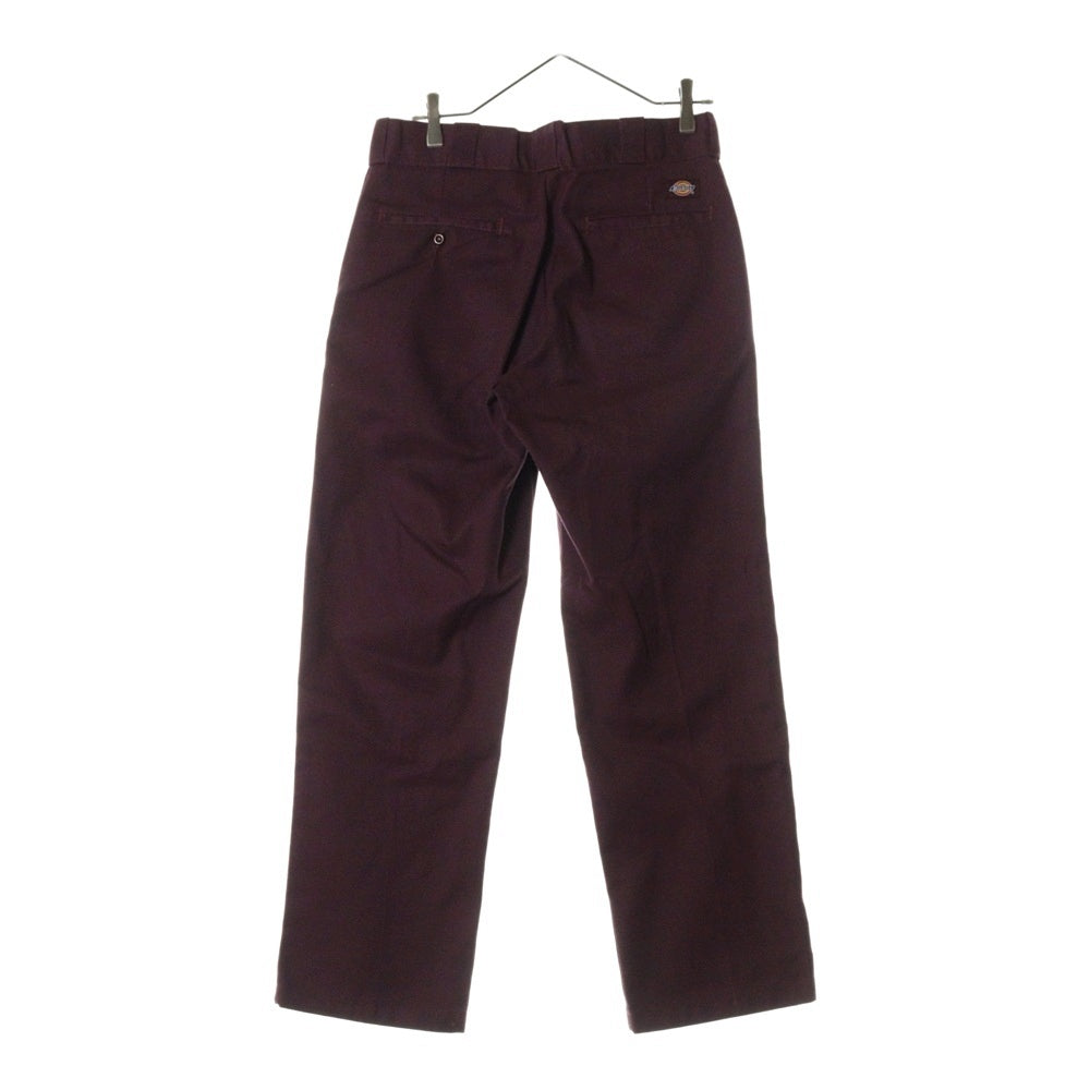 Dickies(ディッキーズ) 874 ORIGINAL FIT オリジナルフィット コットンポリ ジップフライ ワークパンツ パープル
