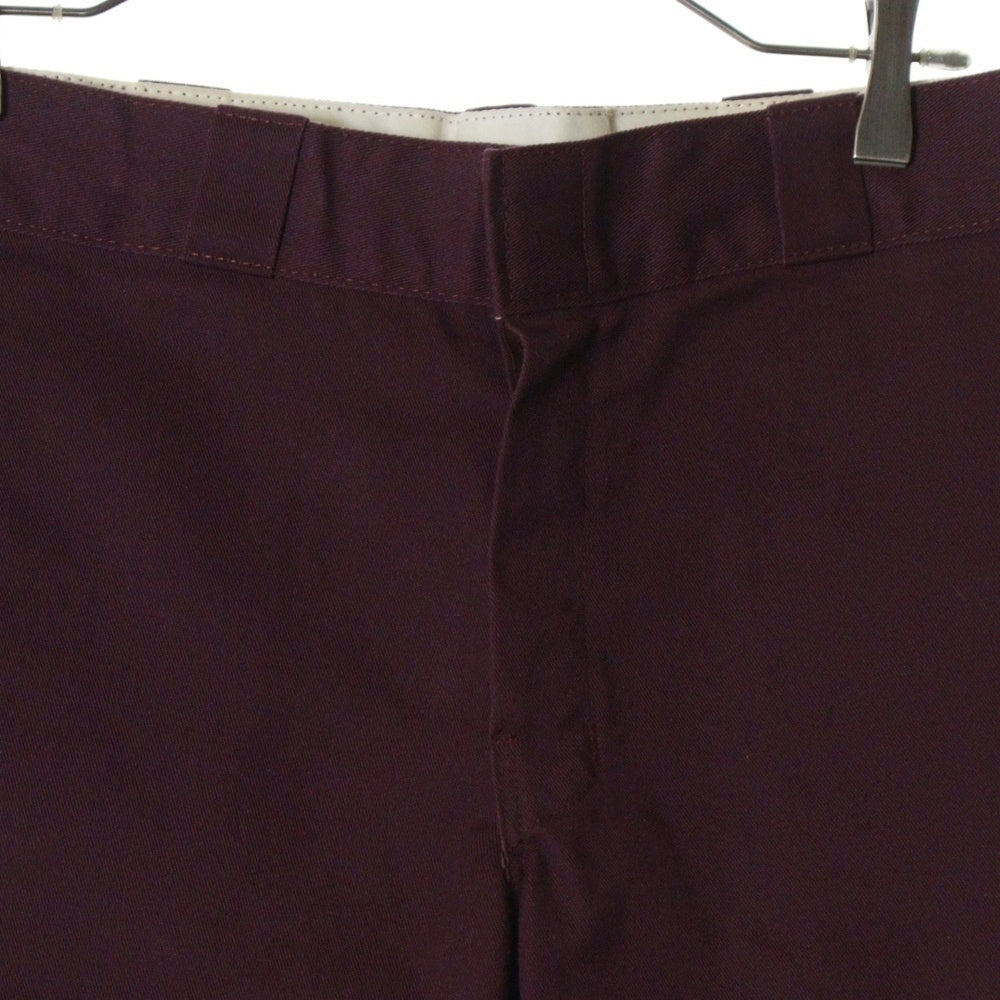 Dickies(ディッキーズ) 874 ORIGINAL FIT オリジナルフィット コットンポリ ジップフライ ワークパンツ パープル