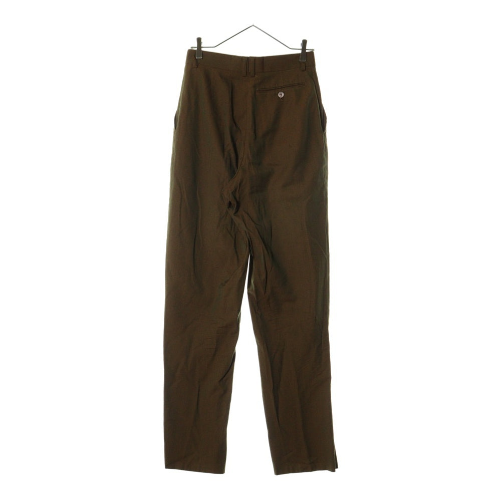 KENZO(ケンゾー) 80-00S VINTAGE ヴィンテージ スリータック ウールレーヨン スラックスパンツ ブラウン 3301-1002