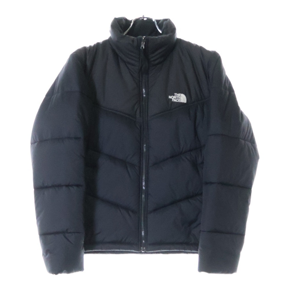 THE NORTH FACE(ザノースフェイス) SAIKURU JACKET サイクルジャケット 胸ロゴ刺繍 ジップアップ中綿ジャケット ブラック NF0A47BL
