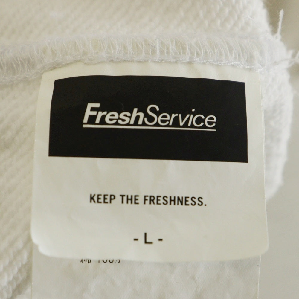 FreshService(フレッシュサービス) LIGHT OZ PULLOVER HOODIE ライトオンス スウェット プルオーバーパーカー ホワイト FSC241-70130B
