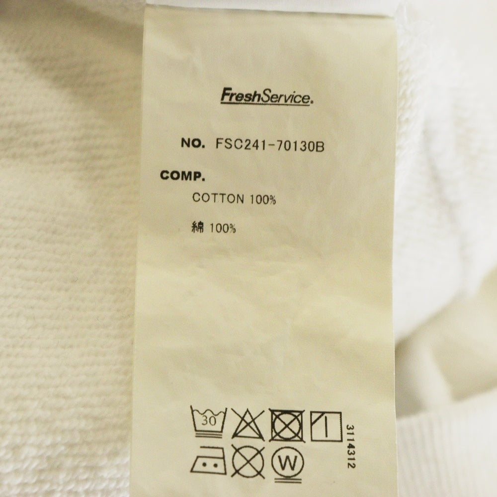FreshService(フレッシュサービス) LIGHT OZ PULLOVER HOODIE ライトオンス スウェット プルオーバーパーカー ホワイト FSC241-70130B