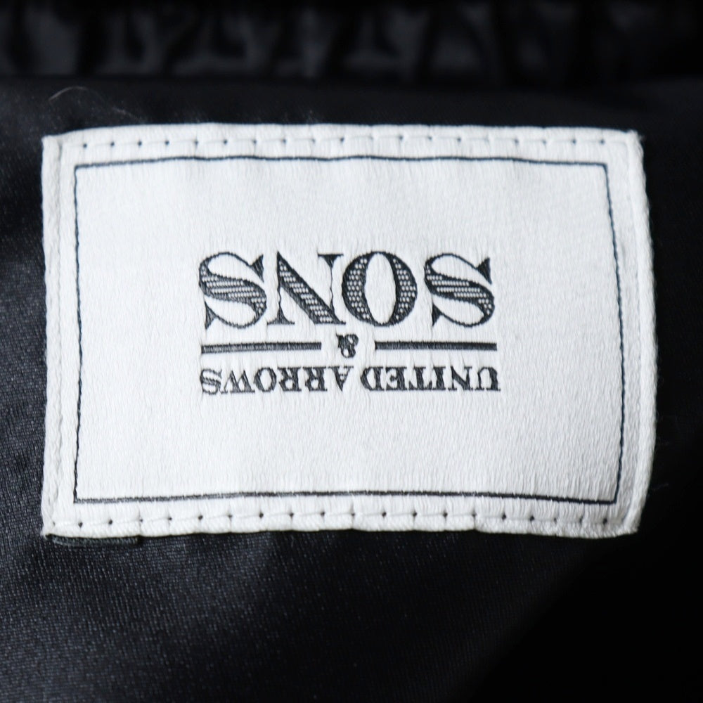 UNITED ARROWS & SONS(ユナイテッドアローズ アンド サンズ) 22SS TRACK JACKET ナイロン ジップアップ トラックジャケット ブラック 5525-299-0776