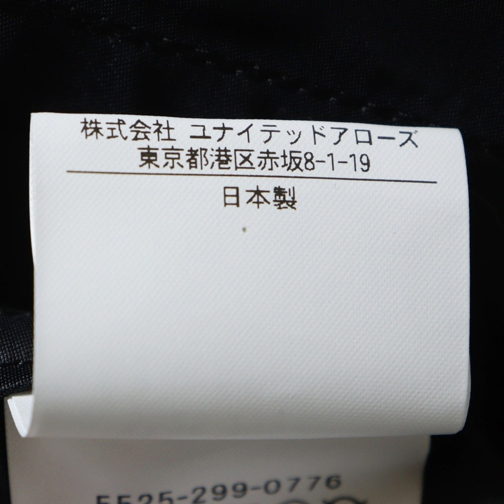 UNITED ARROWS & SONS(ユナイテッドアローズ アンド サンズ) 22SS TRACK JACKET ナイロン ジップアップ トラックジャケット ブラック 5525-299-0776