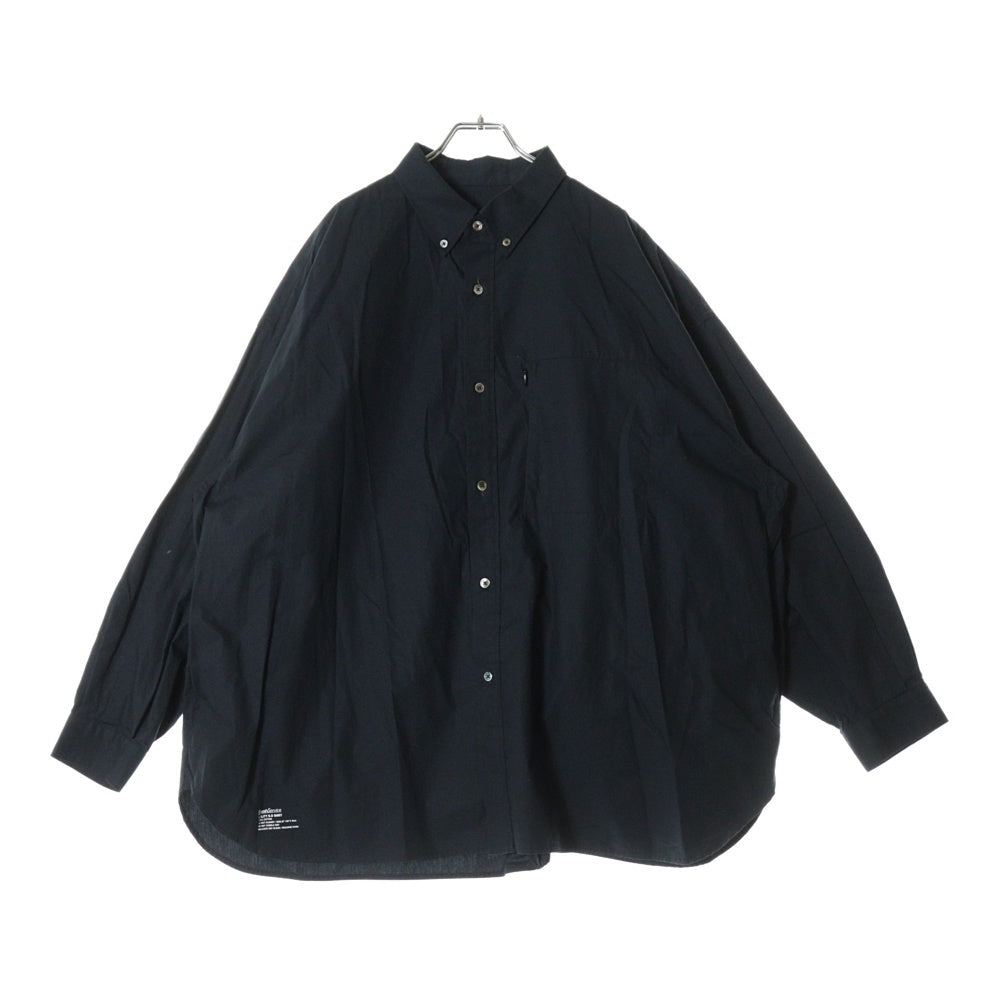 FreshService(フレッシュサービス) UTILITY B.D SHIRT ユーティリティー ボタンダウン コットン 長袖シャツ ネイビー FSW-23-SH-011