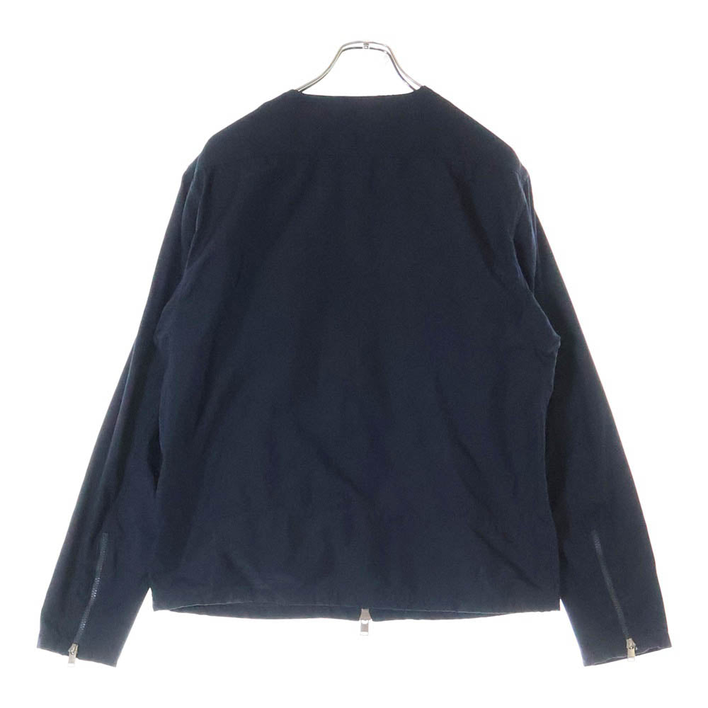 nonnative(ノンネイティブ) RIDER BLOUSON POLY TWILL SHAPE MEMORY ポリツイル ライダー ノーカラーブルゾン ジャケット ネイビー NN-J3914