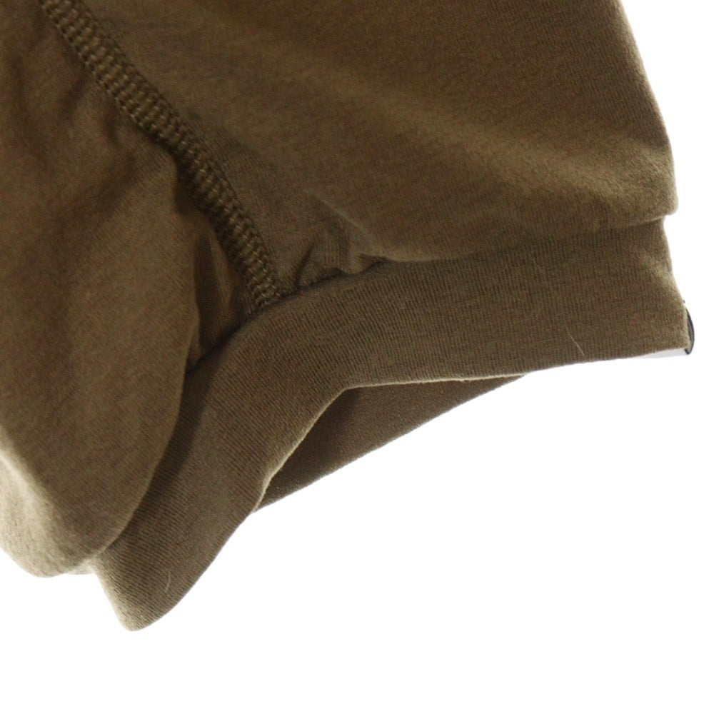 nonnative(ノンネイティブ) ×CANTERBURY halfTen TRAINER PULLOVER L/S POLY JERSEY カンタベリー ハーフテン ポリジャージー トレーナー 長袖Tシャツ カットソー ブラウン HTM4101