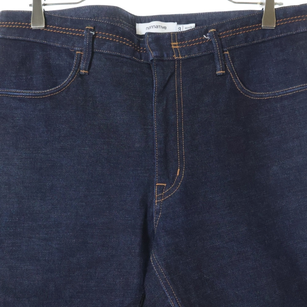 nonnative(ノンネイティブ) DWELLER TIGHT FIT JEANS ドウェラー タイトフィット ジップフライ デニムパンツ インディゴ NN-P2915