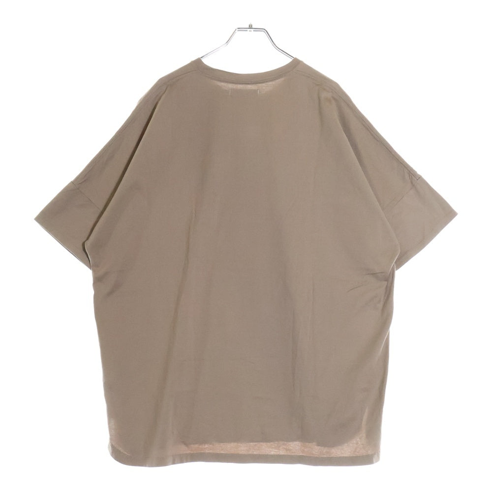 nonnative(ノンネイティブ) CLERK S/S TEE COTTON JERSEY クラーク コットンジャージー クルーネック 半袖Tシャツ カットソー ベージュ NN-C3928