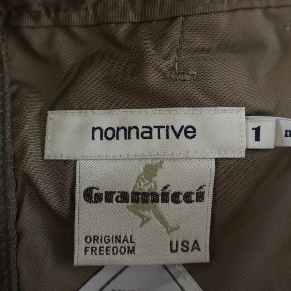 nonnative(ノンネイティブ) ×GRAMICCI CLIMBER EASY PANTS N/P RIPSTOP STRETCH WITH GORE-TEX グラミチ ゴアテックス リップストップ クライマー イージーパンツ ベージュグレー NN-P3982