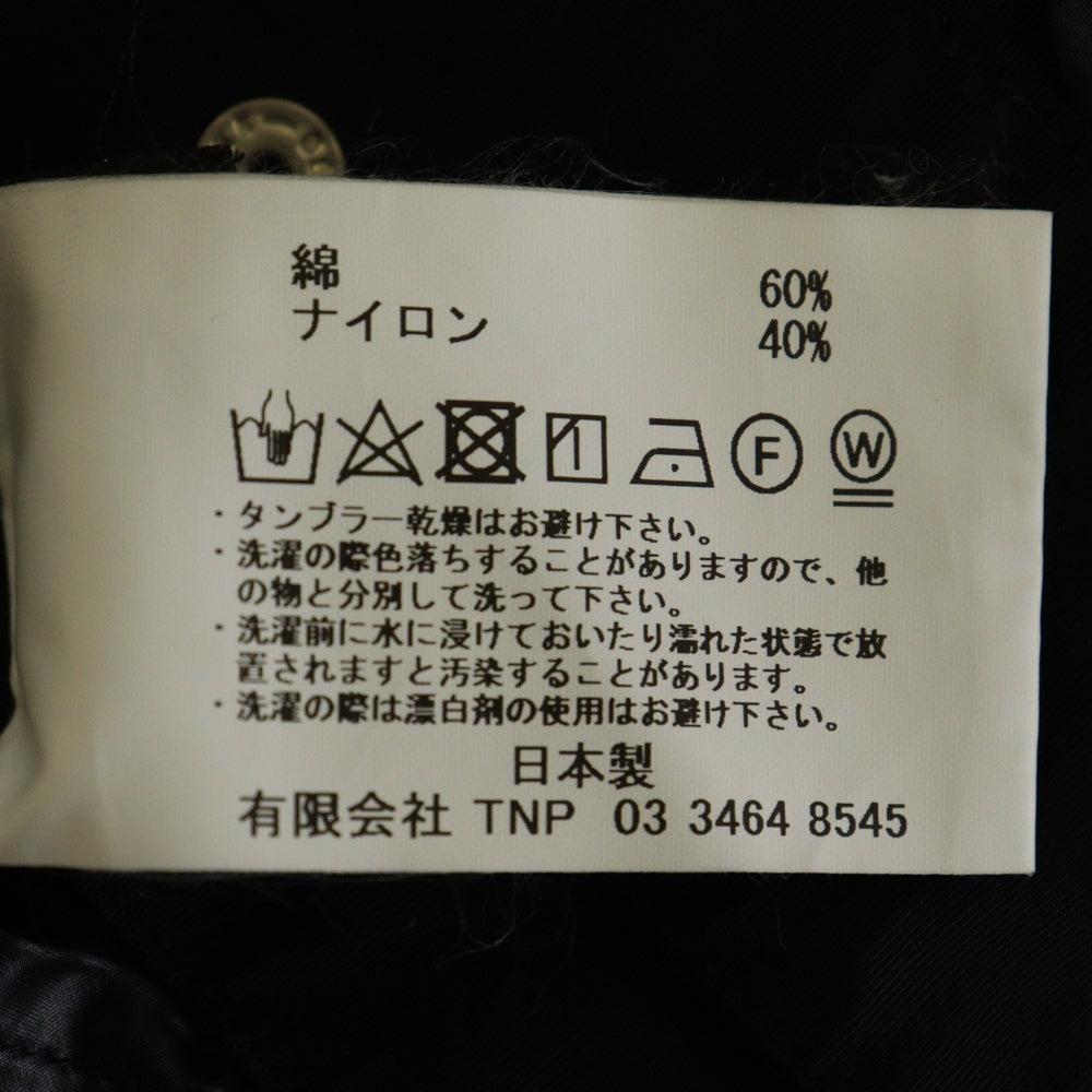 nonnative(ノンネイティブ) CLIMBER L/S SHIRT JACKET C/N 60/40 CLOTH CORDURA コーデュラ クライマー ノーカラー シャツジャケット ネイビー NN-SJ4001